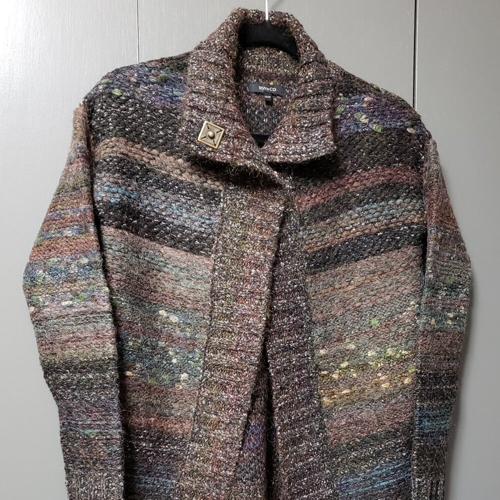 RW&CO Boho Chunky Knit Blend Cardigan